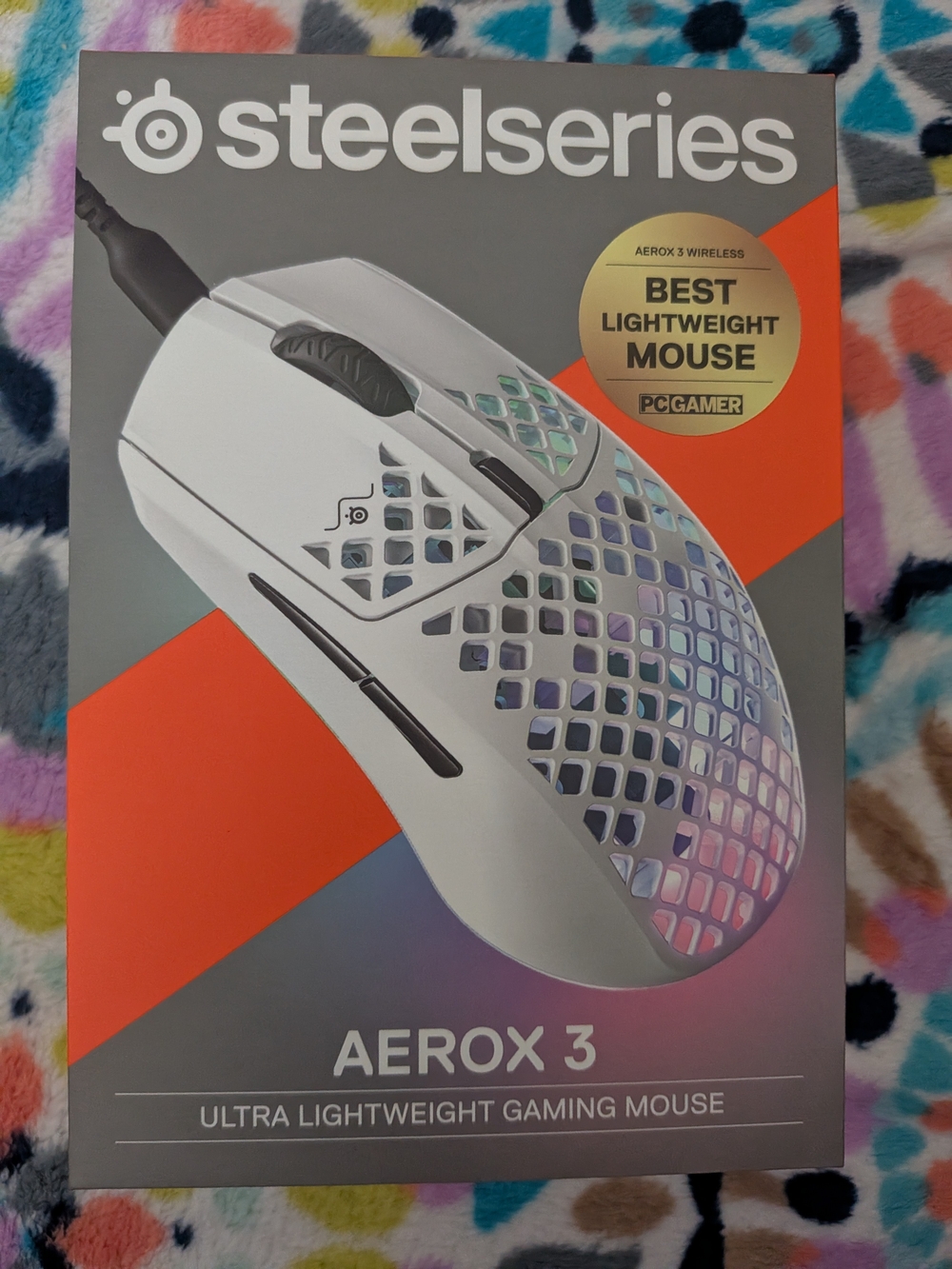 SteelSeries Aerox 3 White Ultra Lightweight Gaming Mouse